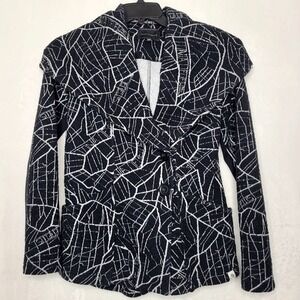 Tonia Debellis Hooded Coat Size Small